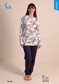 PIGIAMA DONNA M/L 5071 Tellini S.R.L. Großhandelskleidung